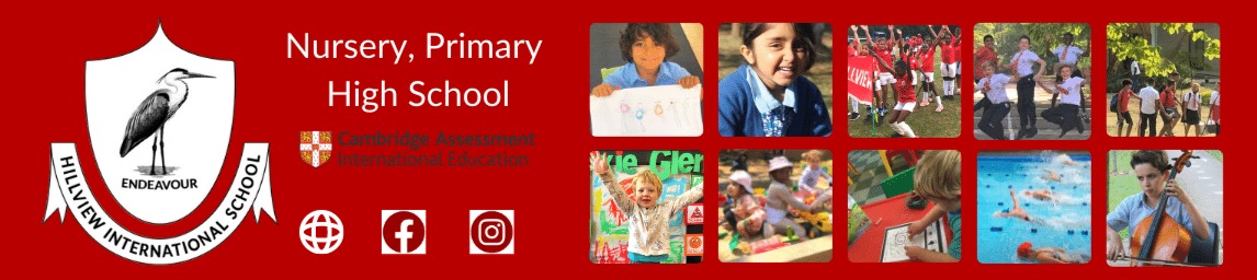 Hillview International School Banner